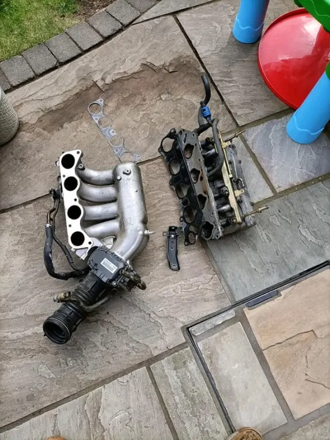 Honda k24 JDM complete intake with throttle body and injectors